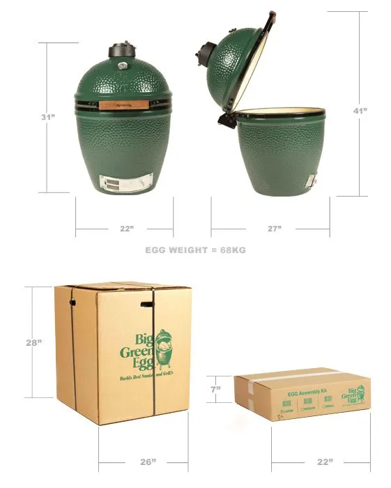 Big Green Egg:  Large Big Green EGG (L) 117632