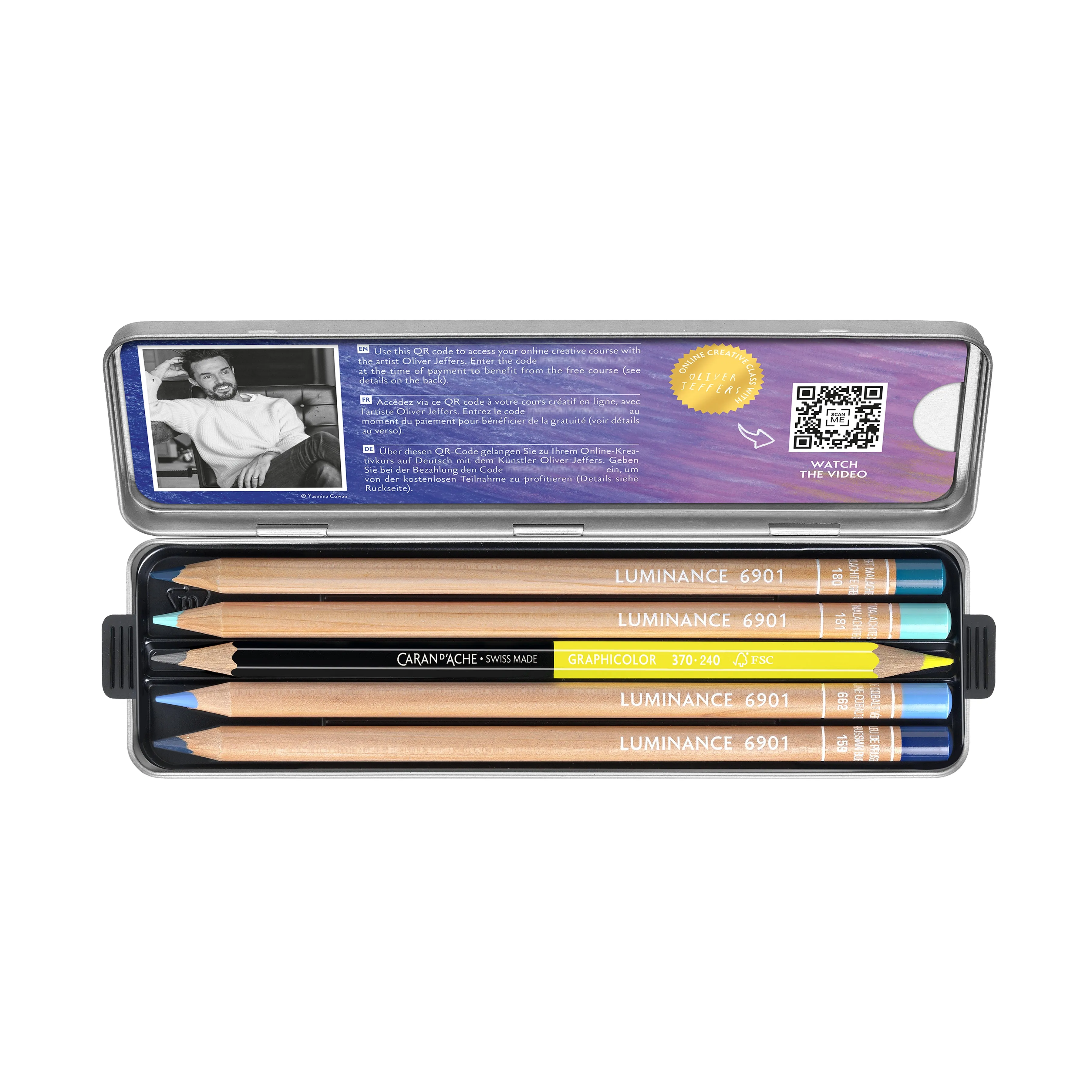 Caran d'Ache Oliver Jeffers Colored Pencil Set Luminance 6901