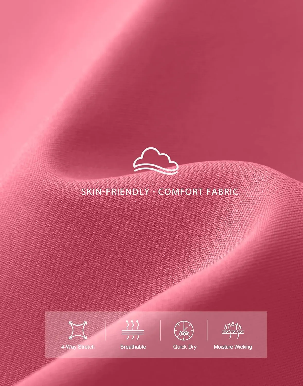 G Gradual Women's 7'' Athletic Long Shorts with Pockets High Waisted Stretch Bermuda Shorts for Women Walking Workout Casual