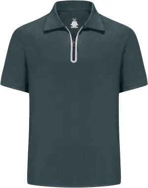 MOHEEN Golf Shirts for Men Lightweight Dry Fit Print Moisture Wicking Performance Short Sleeve Sports Polo Shirt