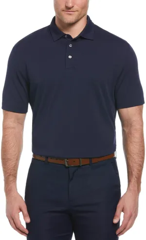 Perry Ellis Men's Classic Short Sleeve Golf Polo, Moisture-Wicking Sun Protection, Enhanced Stretch (Available in Big & Tall)