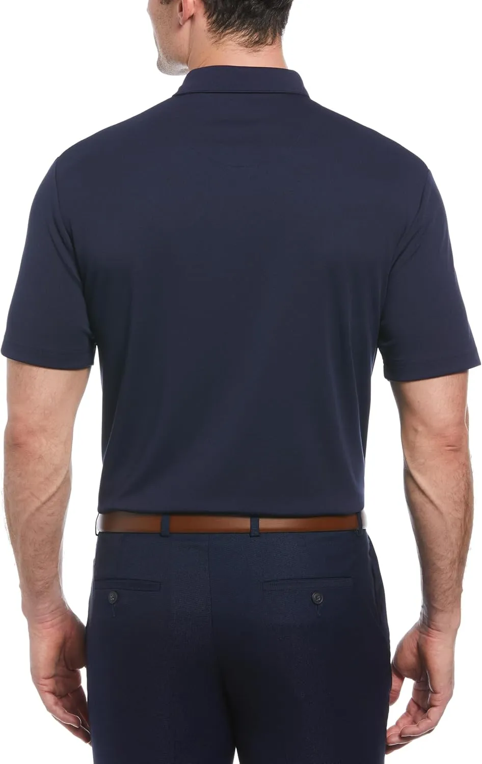 Perry Ellis Men's Classic Short Sleeve Golf Polo, Moisture-Wicking Sun Protection, Enhanced Stretch (Available in Big & Tall)