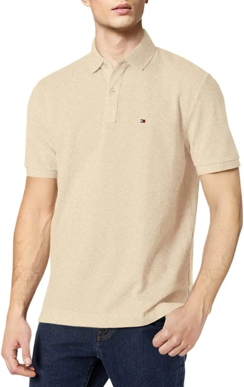 Tommy Hilfiger Men's Short Sleeve Cotton Pique Polo Shirt in Classic Fit