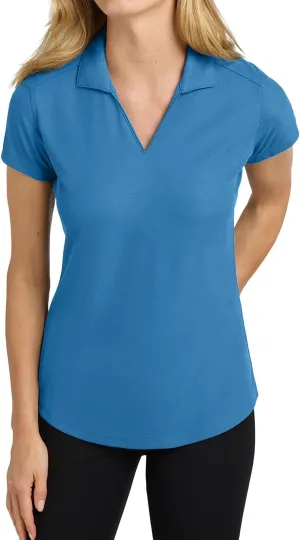 Womens V-Neck Racer Mesh Polo Shirts Short Sleeve Moisture Wicking Tee Shirts in Size XS Till 4XL